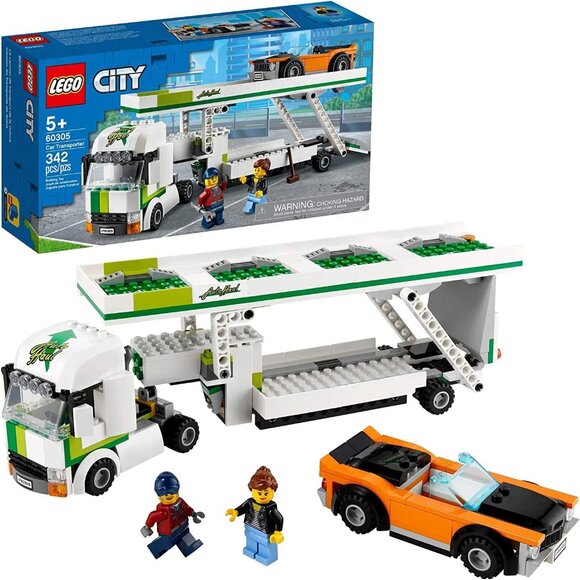 Lego Brand New City Car Transporter 60305 Building Kit - Picture 1 of 8